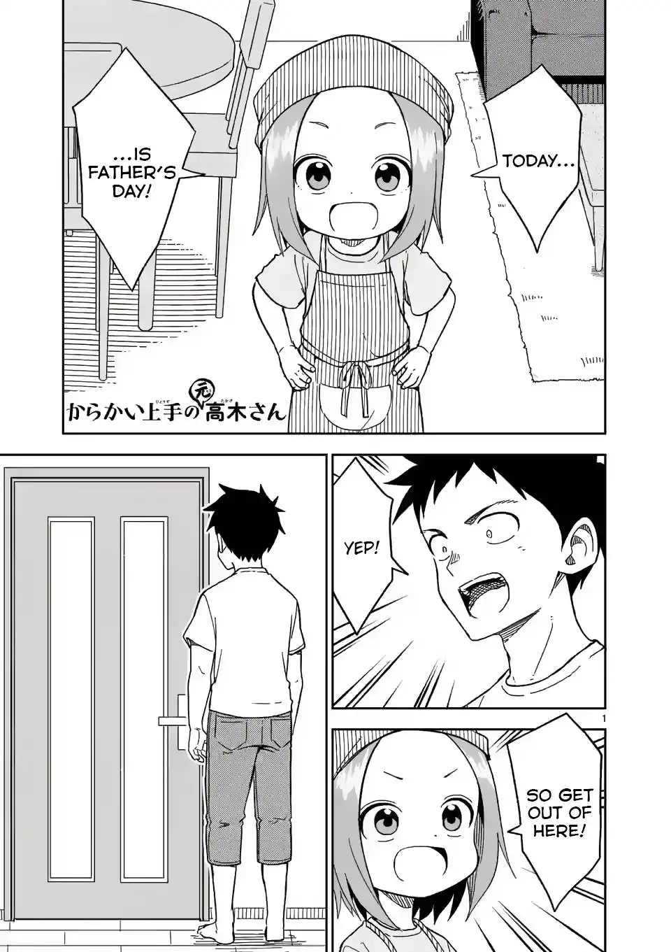 Karakai Jouzu no (Moto) Takagi-san Chapter 191 1